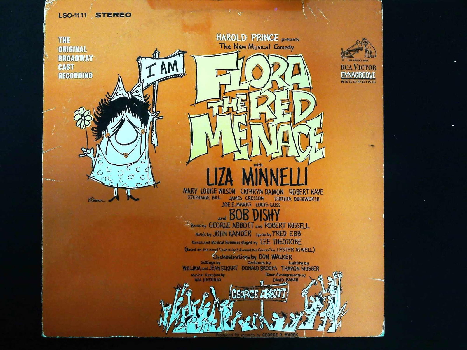 Original Broadway Cast Recording Flora The Red Menace Liza Minnelli 1965 LP (1 of 3)