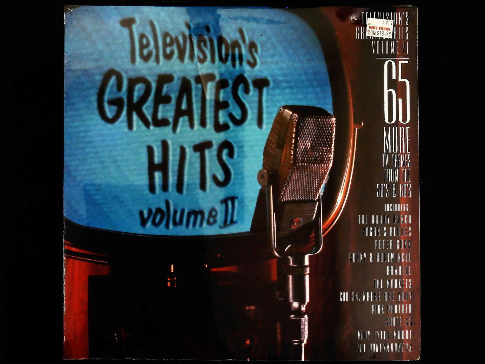 Television's Greatest Hits Volume II Double LP Compilation Sleeve (1 of 2)