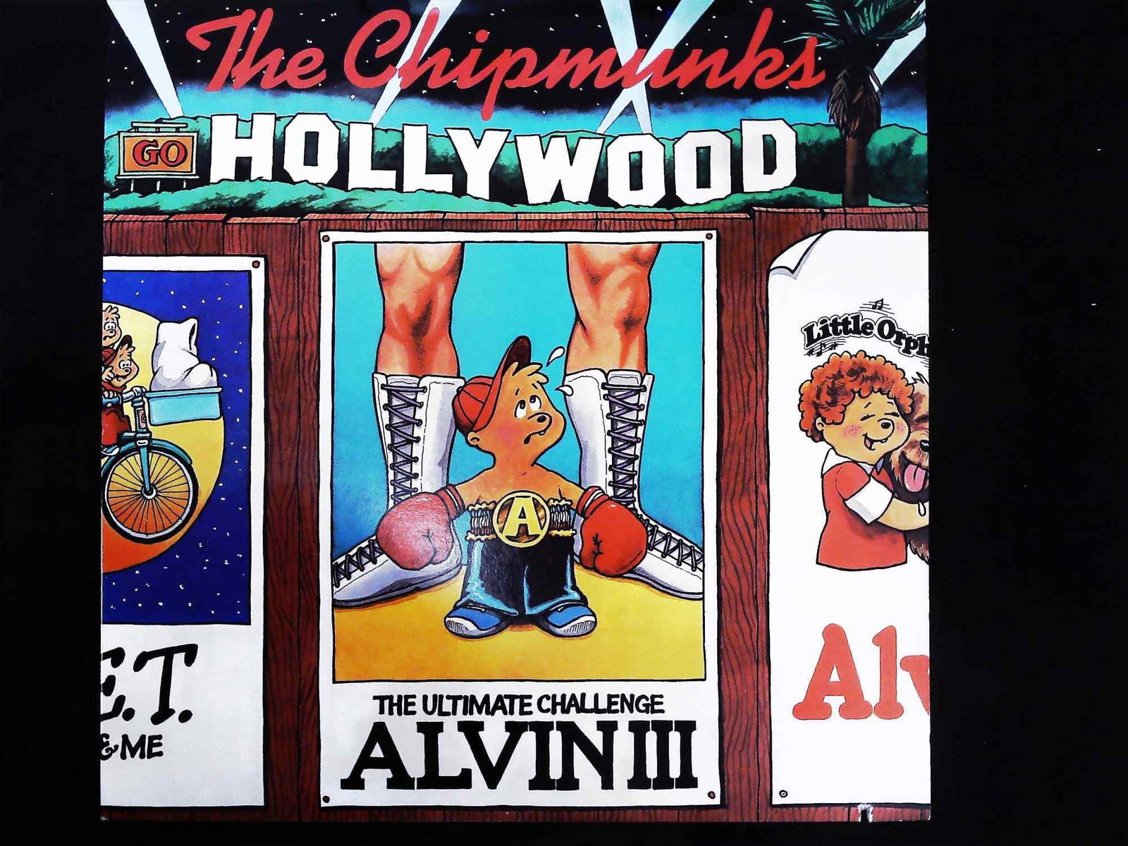 The Chipmunks Go Hollywood 1982 RCA Vinyl LP Record Album AFL1-4376 (1 of 3)