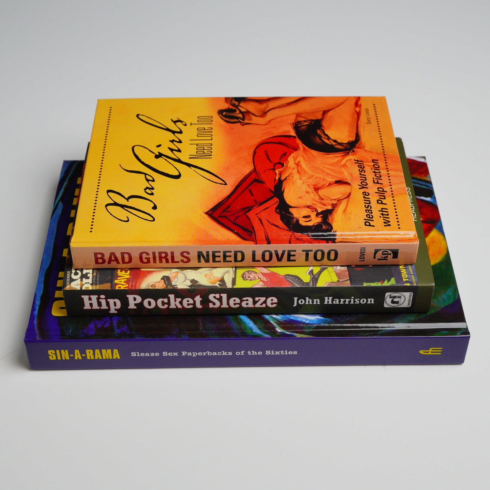 Three Lovisi, Harrison, and Burton Volumes on Vintage Pulp Fiction and Sleaze Paperbacks (1 of 3)
