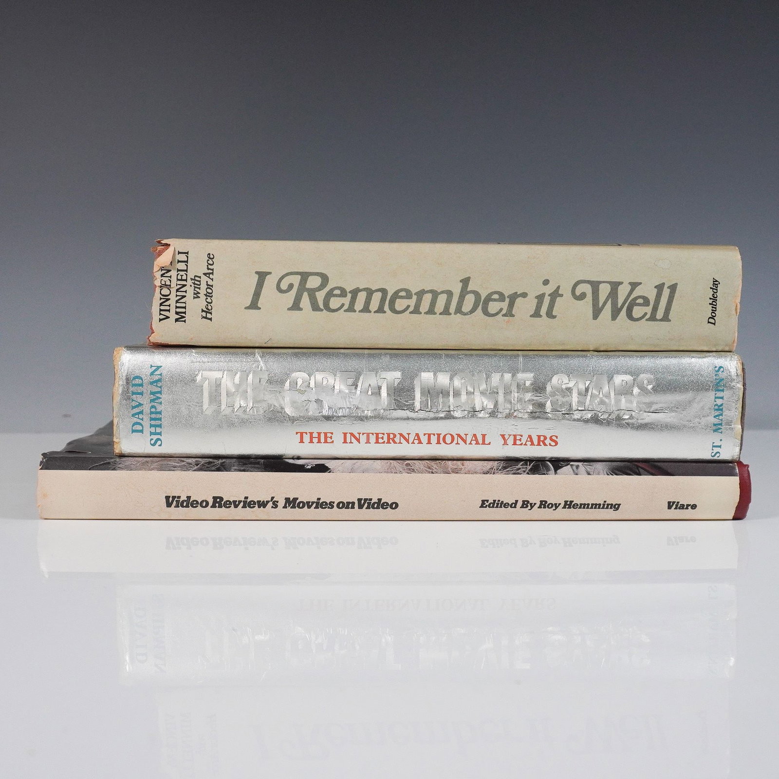 3pc Vintage Hollywood Film Books, Movie Stars & Directors (1 of 3)