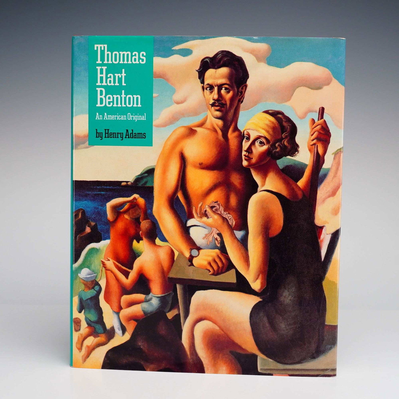 Adams, Henry. Thomas Hart Benton: An American Original, Hardcover: This is a hardcover copy of Thomas Hart Benton: An American Original by Henry Adams, published by Alfred A. Knopf, New York, in 1989. The volume is a stated first edition as indicated on the copyright