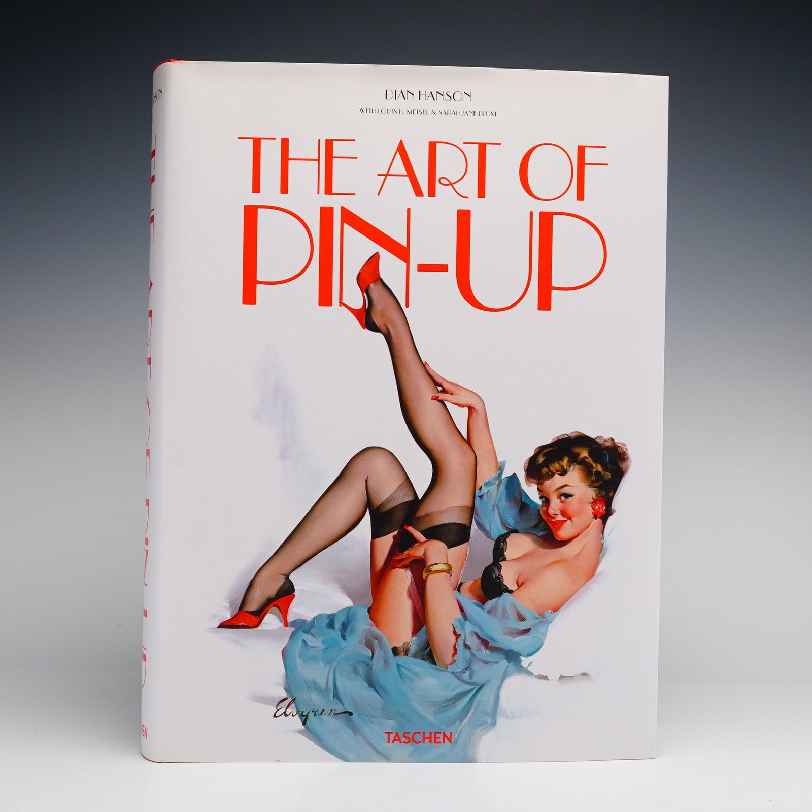 Hanson, Dian (Ed.). The Art of Pin-Up Hardcover: This is an oversized hardcover art book titled The Art of Pin-Up, edited by Dian Hanson with contributions from Louis K. Meisel and Sarahjane Blum. Published by Taschen in 2014, this volume is a