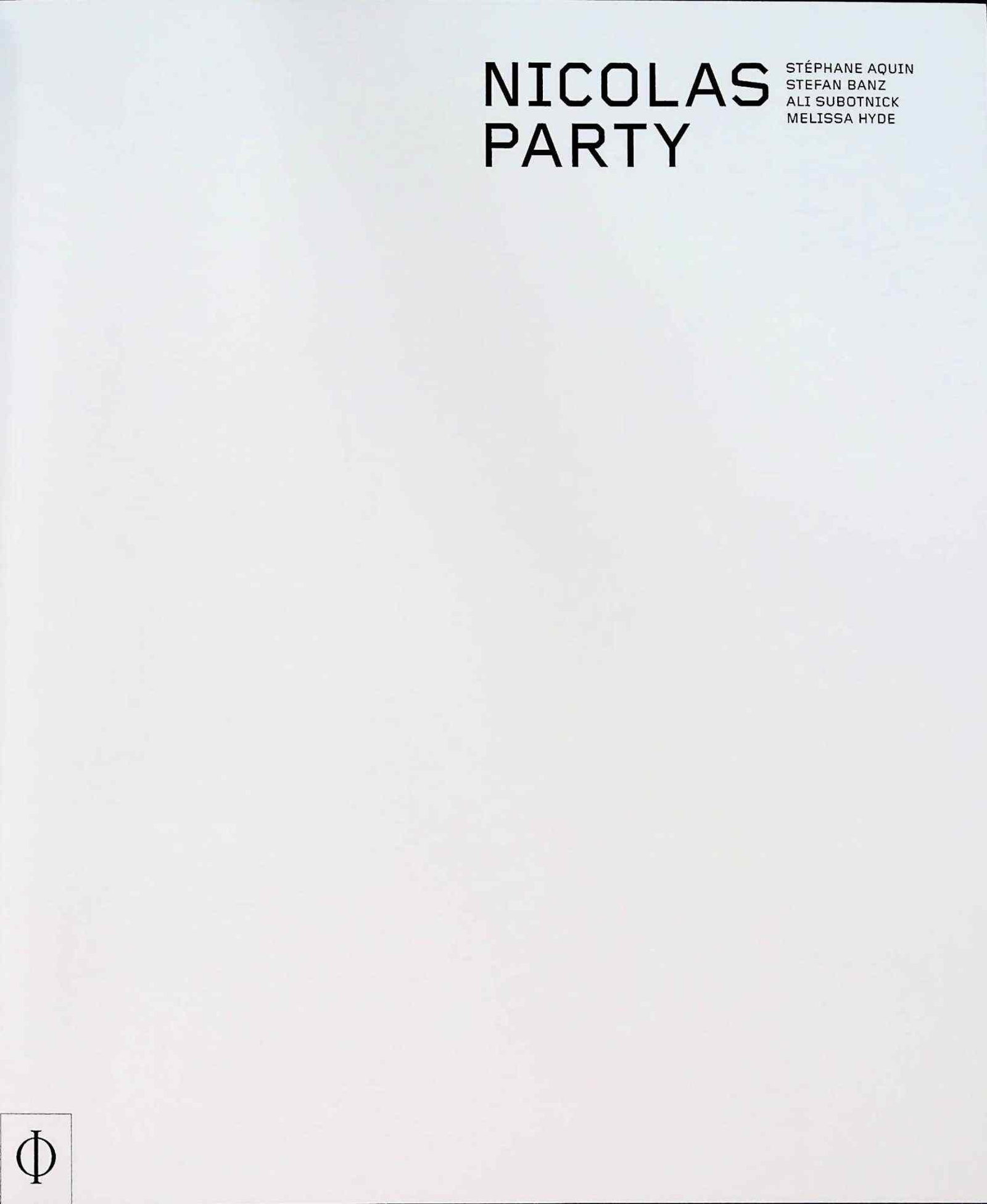 Nicolas Party Monograph Published by Phaidon, includes a Dedication - 4