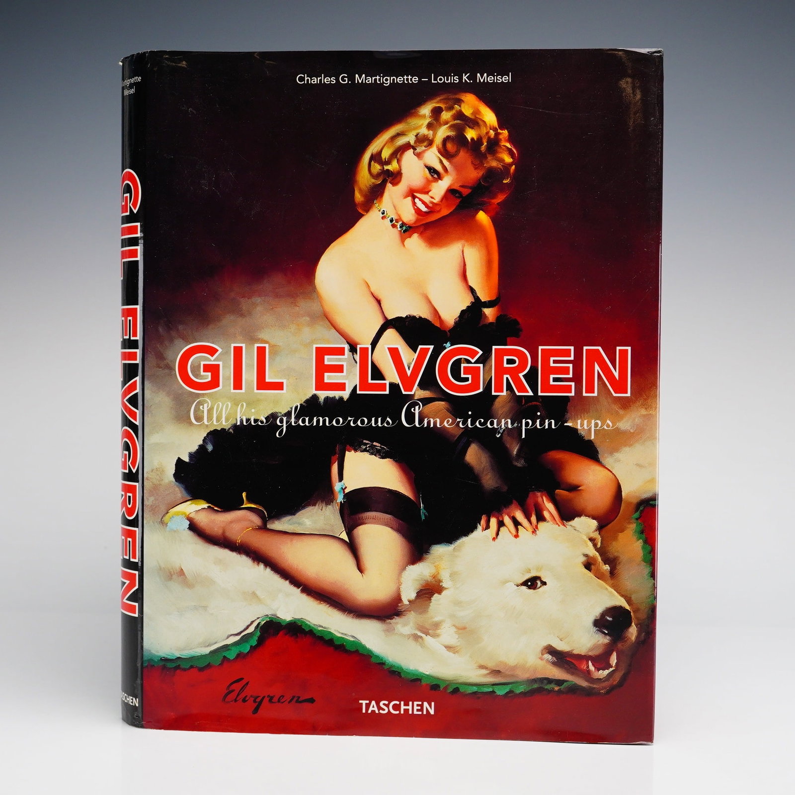 Signed Charles Martigrette. Gil Elvgren: All His Glamorous American Pin-ups Hardcover (1 of 5)