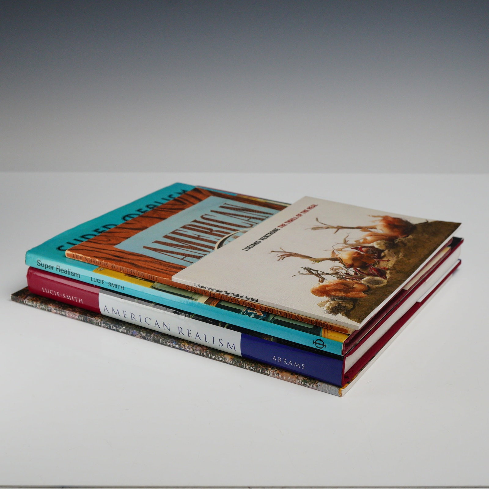 A Collection of 5 Art Books on American, Magic, and Super Realism. Various Publishers. (DJ) (1 of 5)