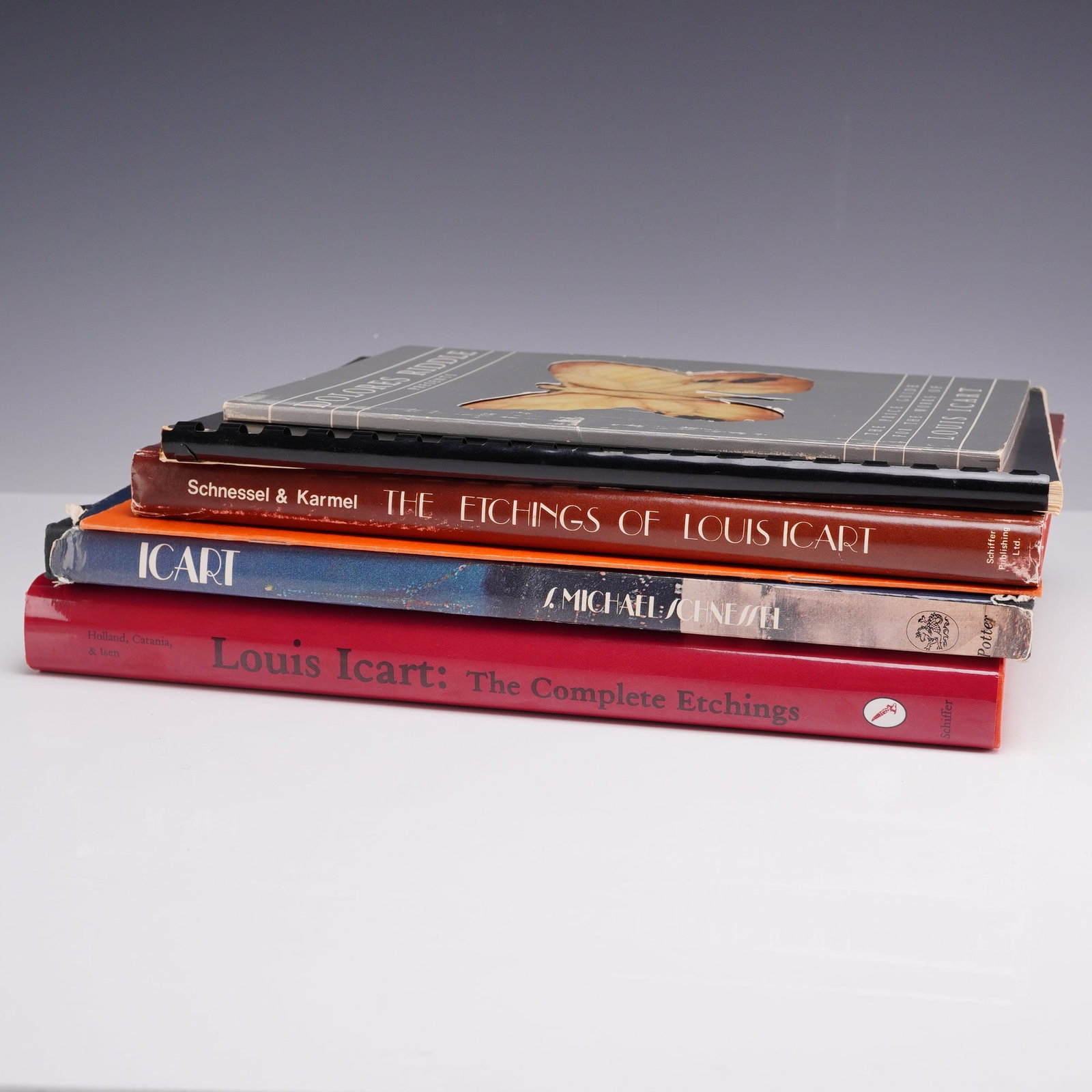 6pc Louis Icart Reference Books and Catalogs (1 of 4)