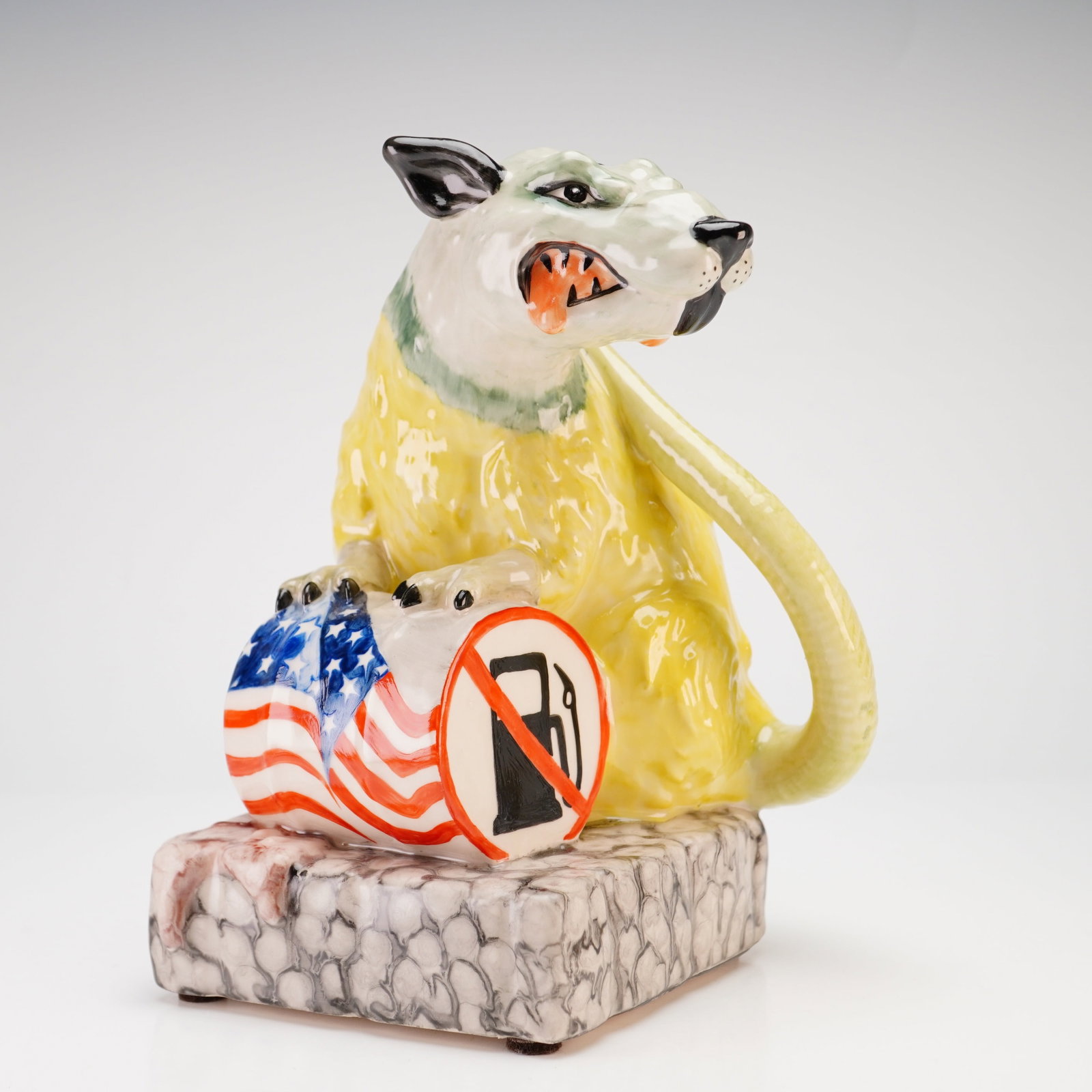 Kevin Francis Banksy World Polluters Series United States Ceramic Figurine by Victoria Bourne (1 of 3)
