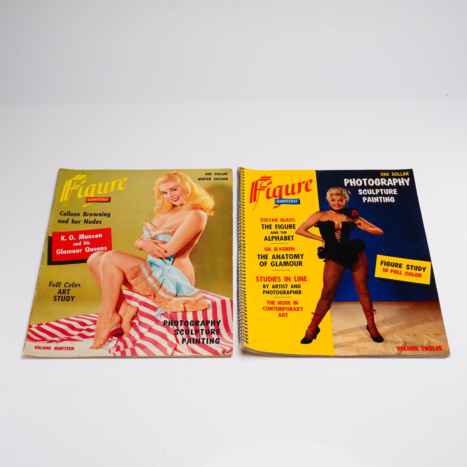 2pc Figure Quarterly Magazines including Marilyn Monroe Cover (1 of 3)