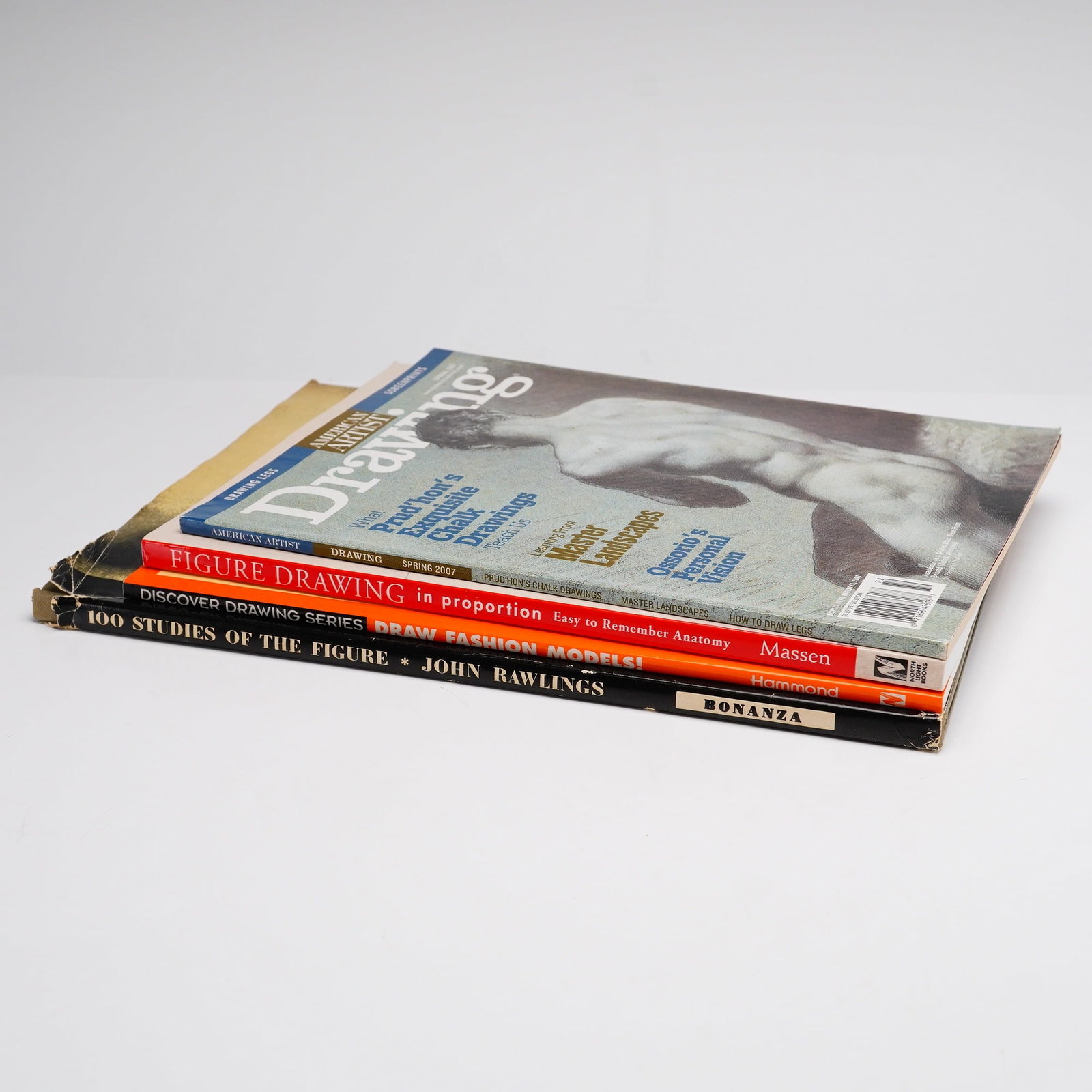 4pc Art and Figure Drawing Books and Magazines (1 of 5)