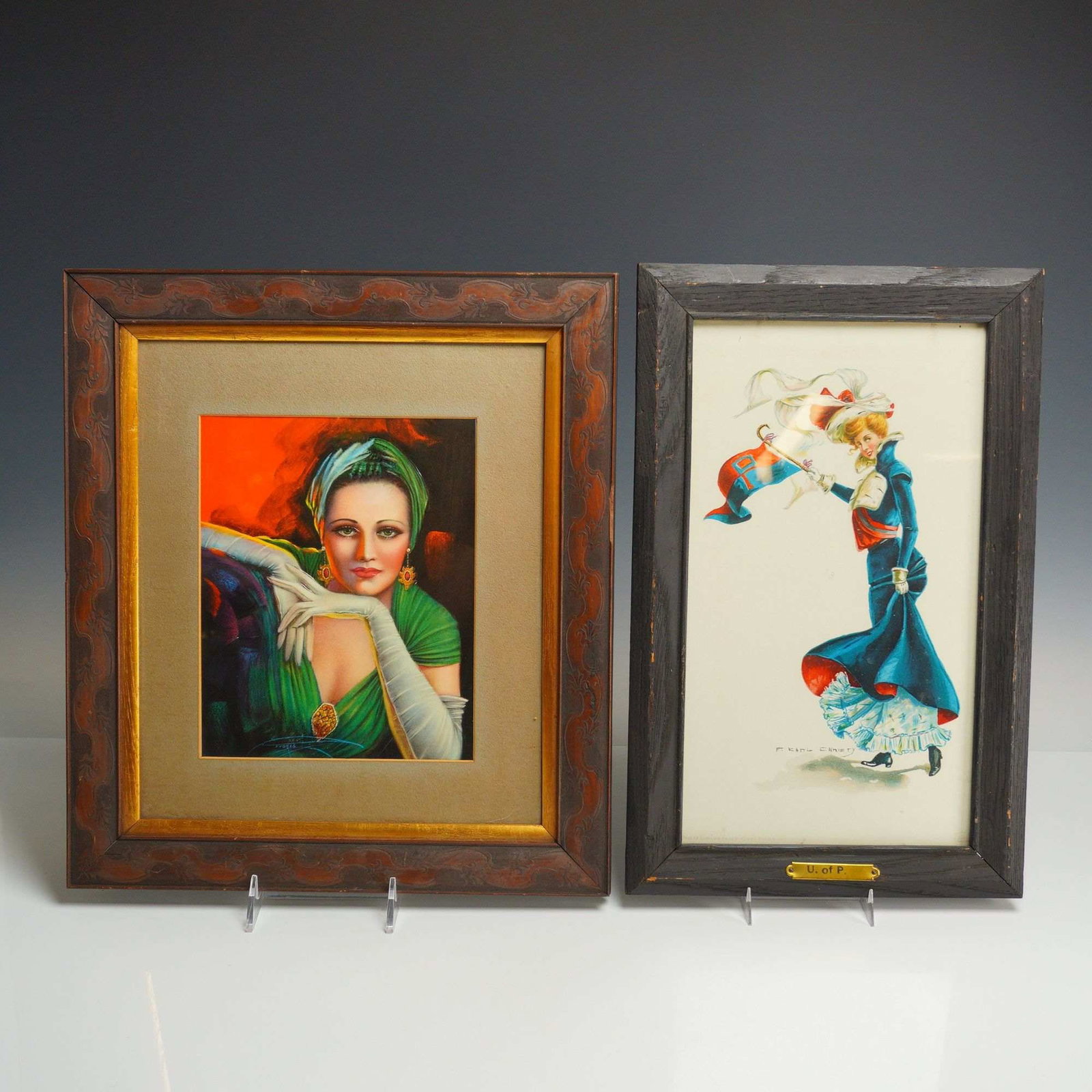2pc Works by Billy DeVorss (American, 1908-1985), and F. Earl Christy (American, 1882-1961) No. 14 (1 of 5)