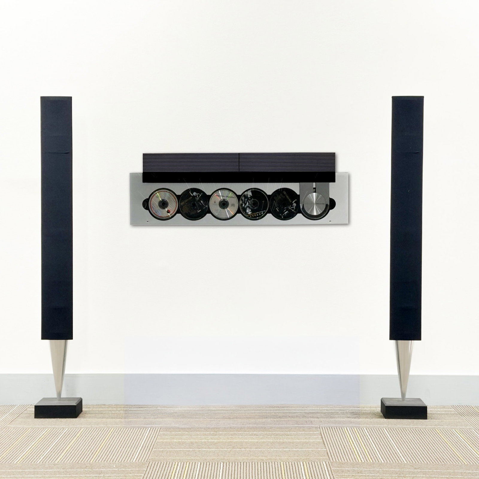 3pc Bang and Olufsen BeoSound 9000 CD Player with BeoLab 8000 Speakers and Audio Equipment (1 of 10)