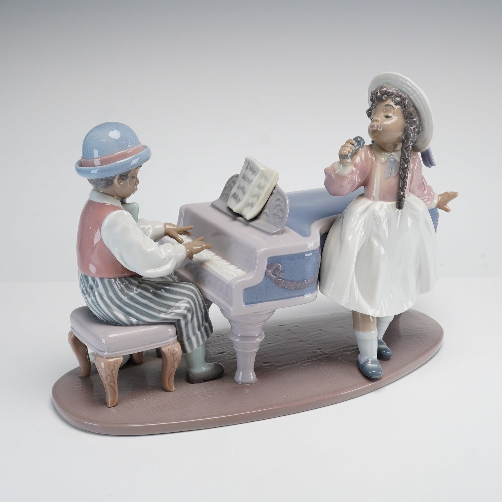 Lladro Glazed Porcelain Figurine, Jazz Duo 01005930 (1 of 4)