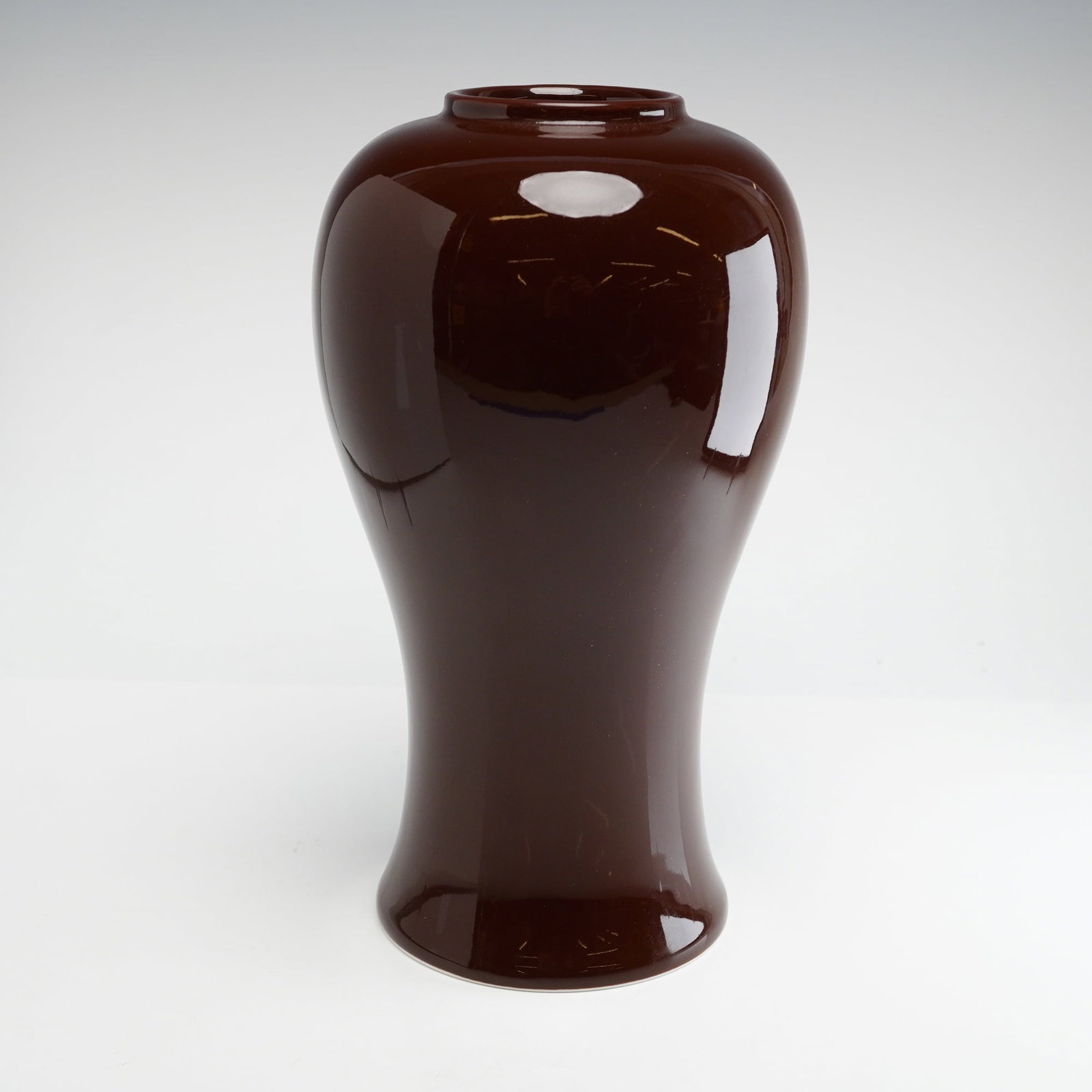 Tiffany & Co. Tiffany Gallery Chocolate Brown Glazed Porcelain Vase (1 of 3)