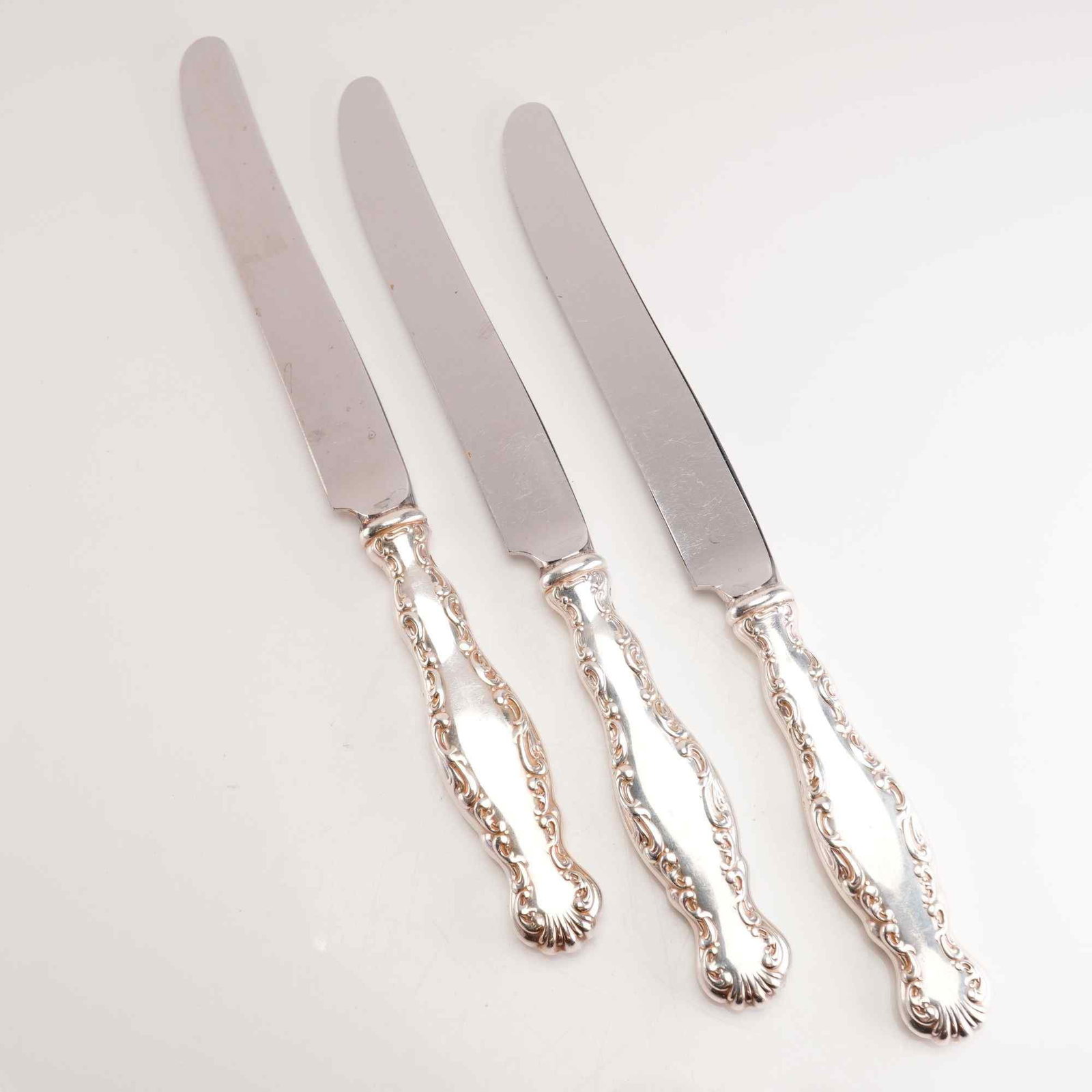 3pc Sterling Silver Handled Knives by Whiting Manufacturing Company (1 of 4)