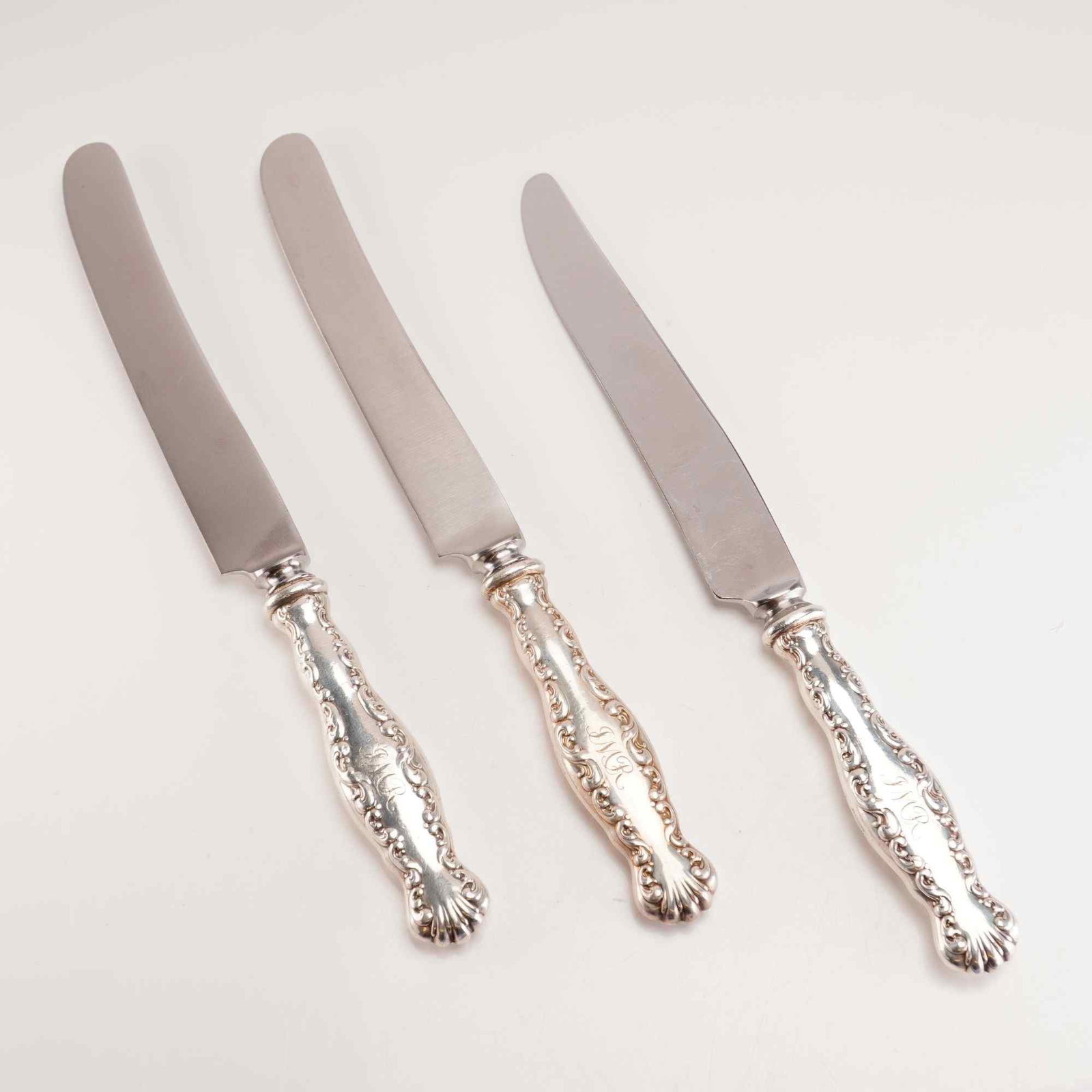 3pc Whiting Manufacturing Company Sterling Silver Handled Knives (1 of 4)