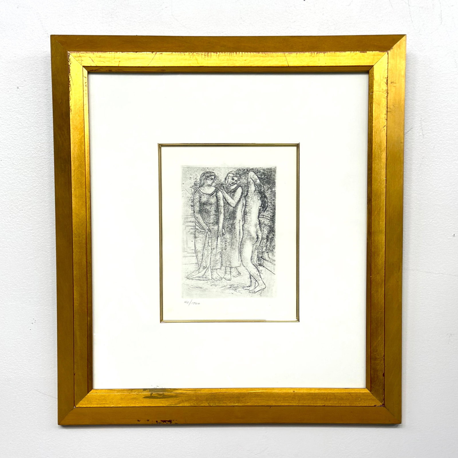 After Pablo Picasso, The Three Graces, Numbered Restrike Etching (1 of 3)