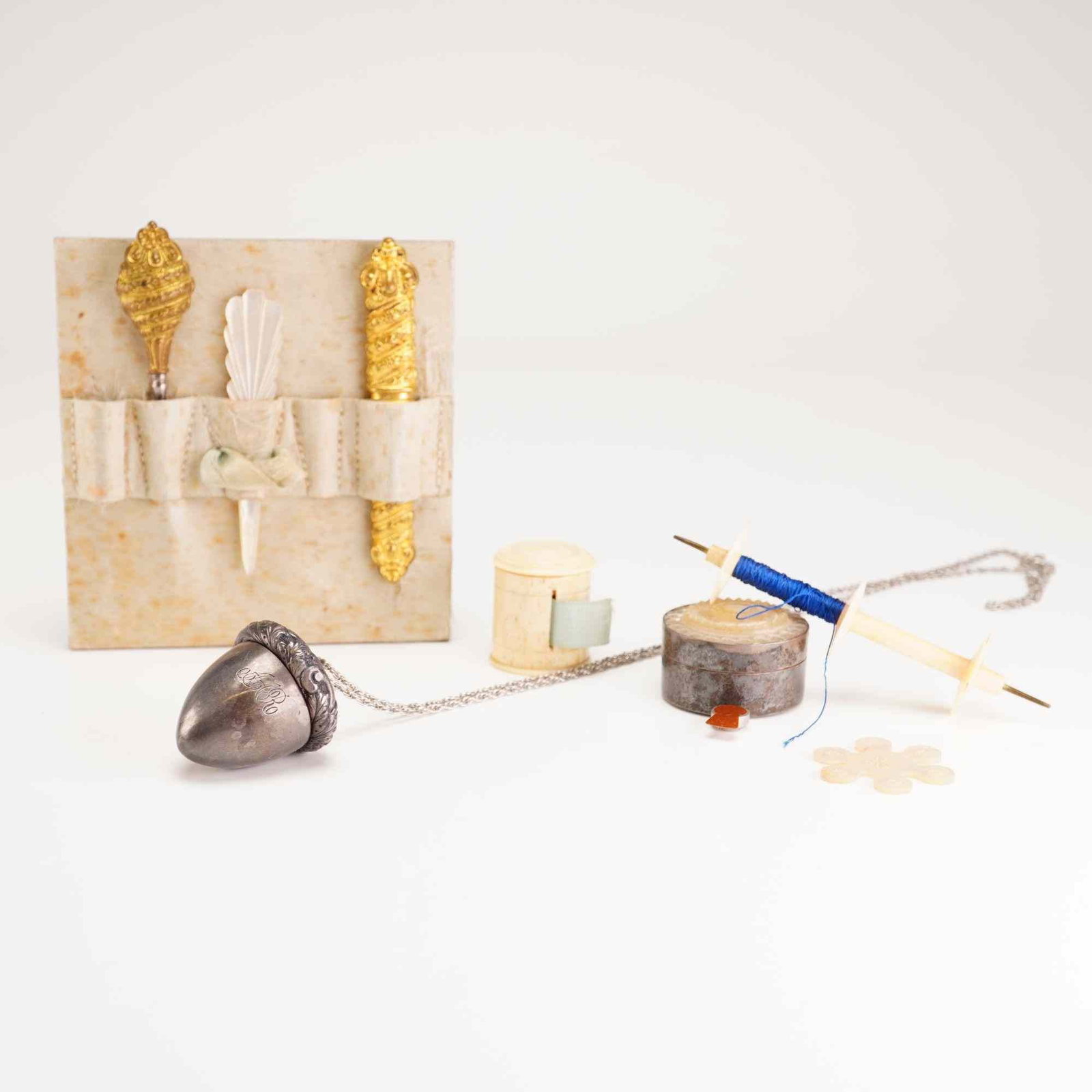 A Collection of Victorian Era Sewing Kit Items (1 of 4)
