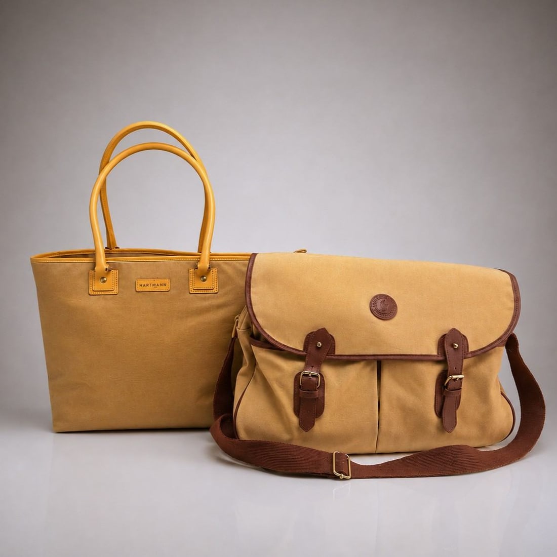 2pc Ralph Lauren Messenger Bag and Hartmann Tote Bag (1 of 6)