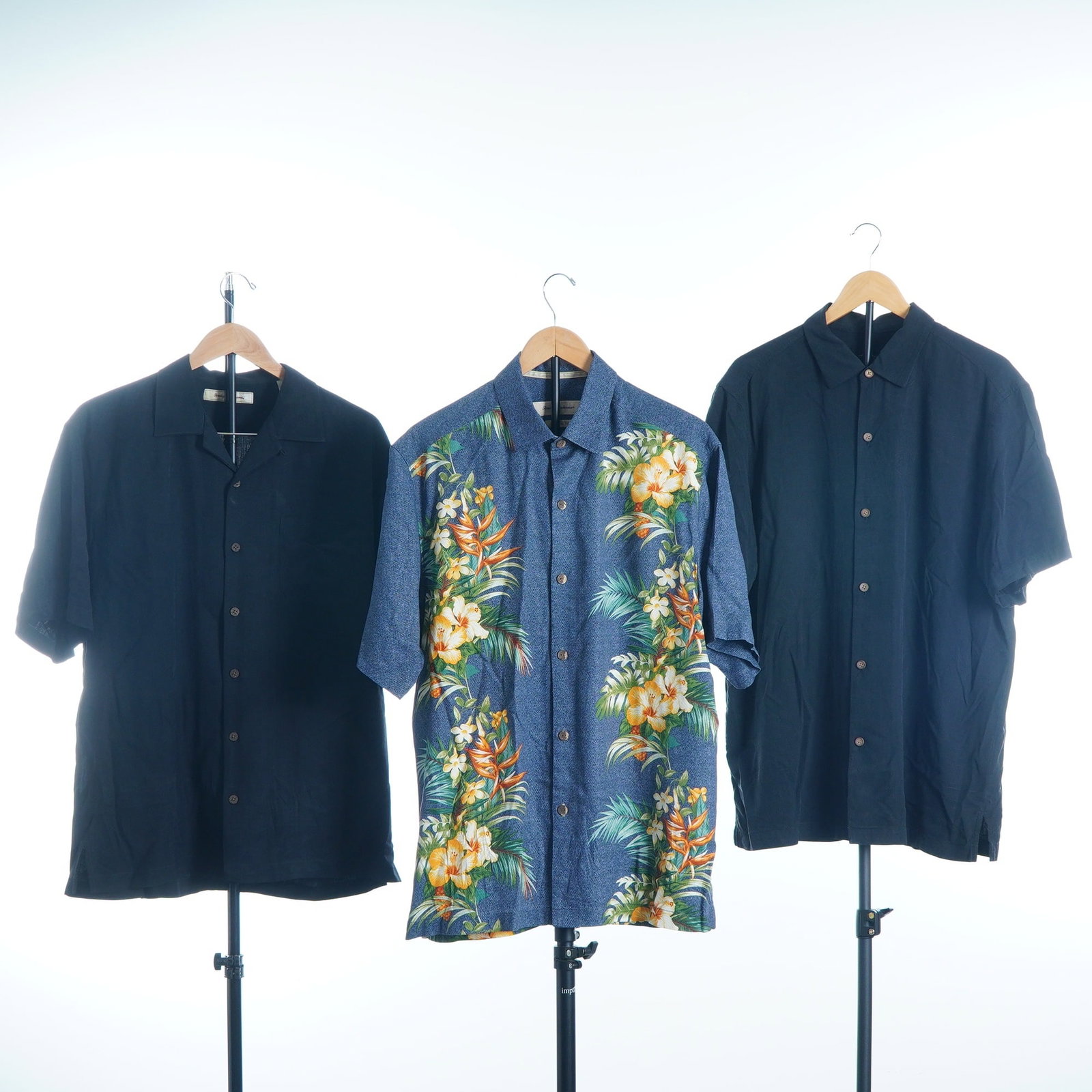 3pc Tommy Bahama Men's Silk Short Sleeve Camp Shirts (1 of 5)
