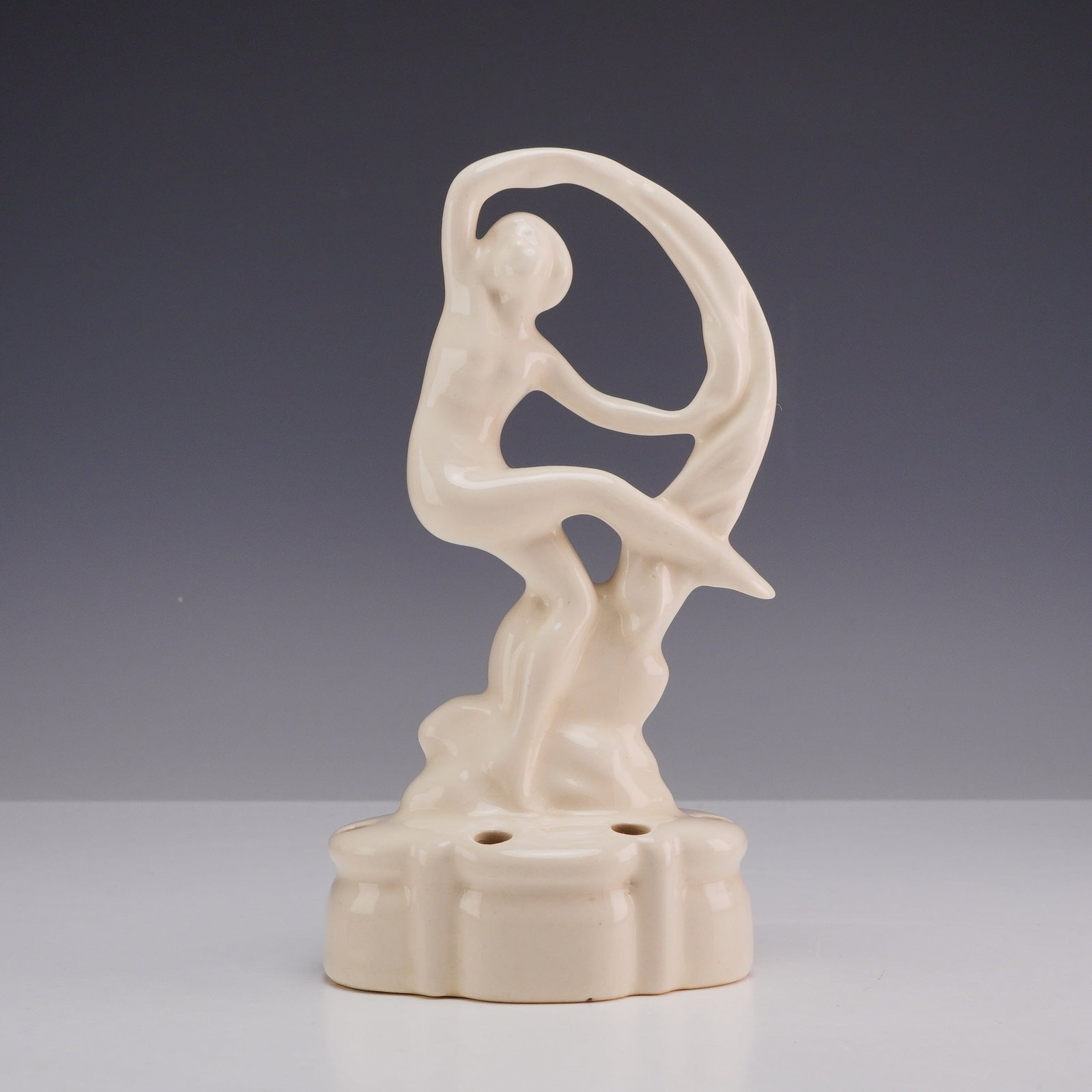 Art Deco Style Ceramic Figural Flower Frog (1 of 3)