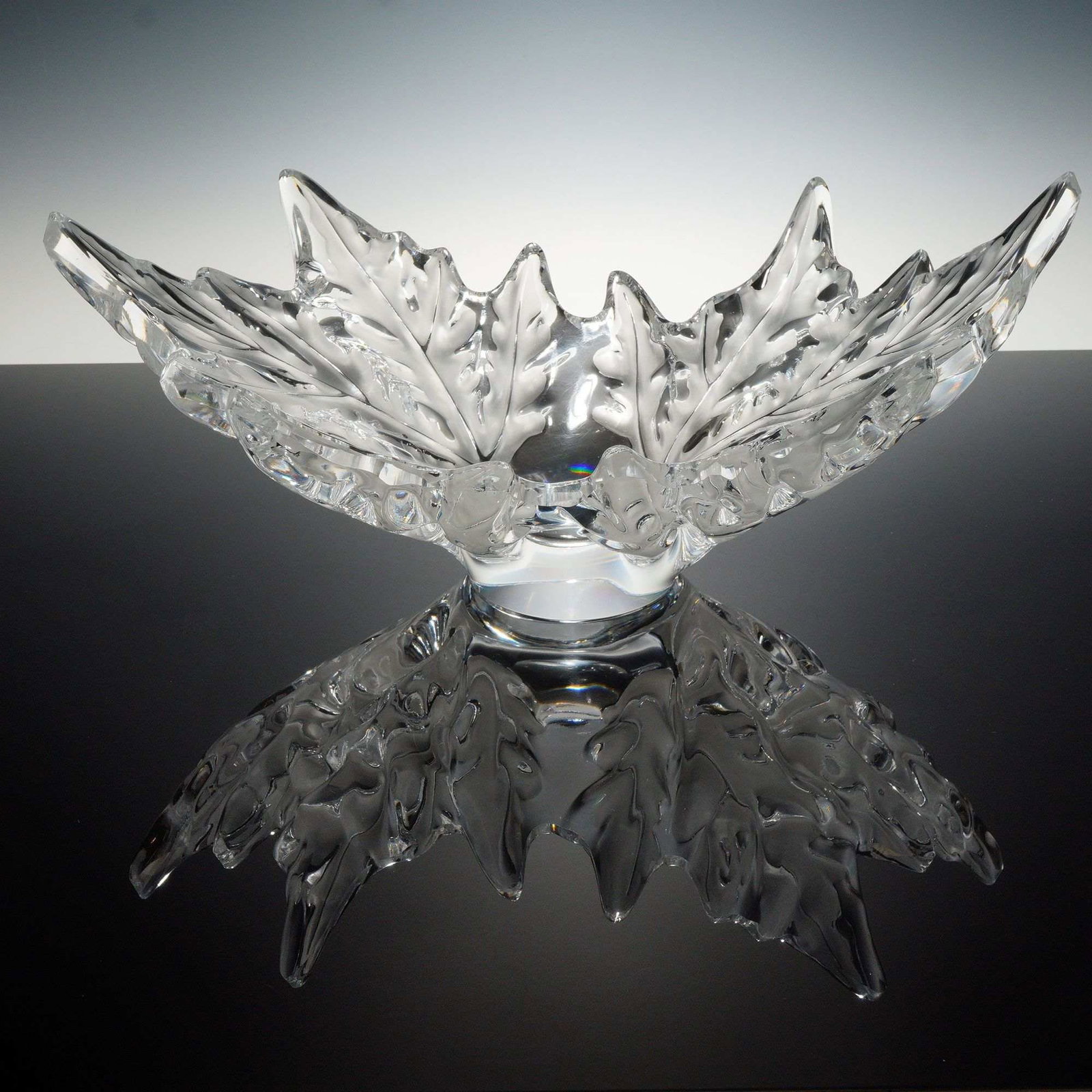 Lalique France Crystal Centerpiece Bowl, Champs-Elysees (1 of 4)