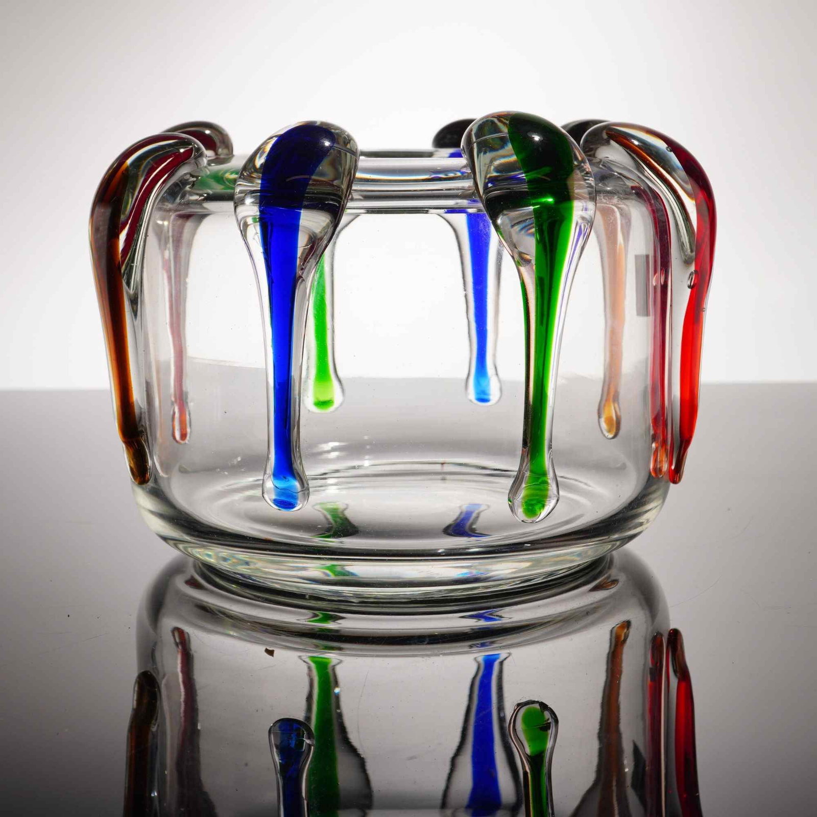 Makora Krosno Hand Made Art Glass Vase (1 of 4)