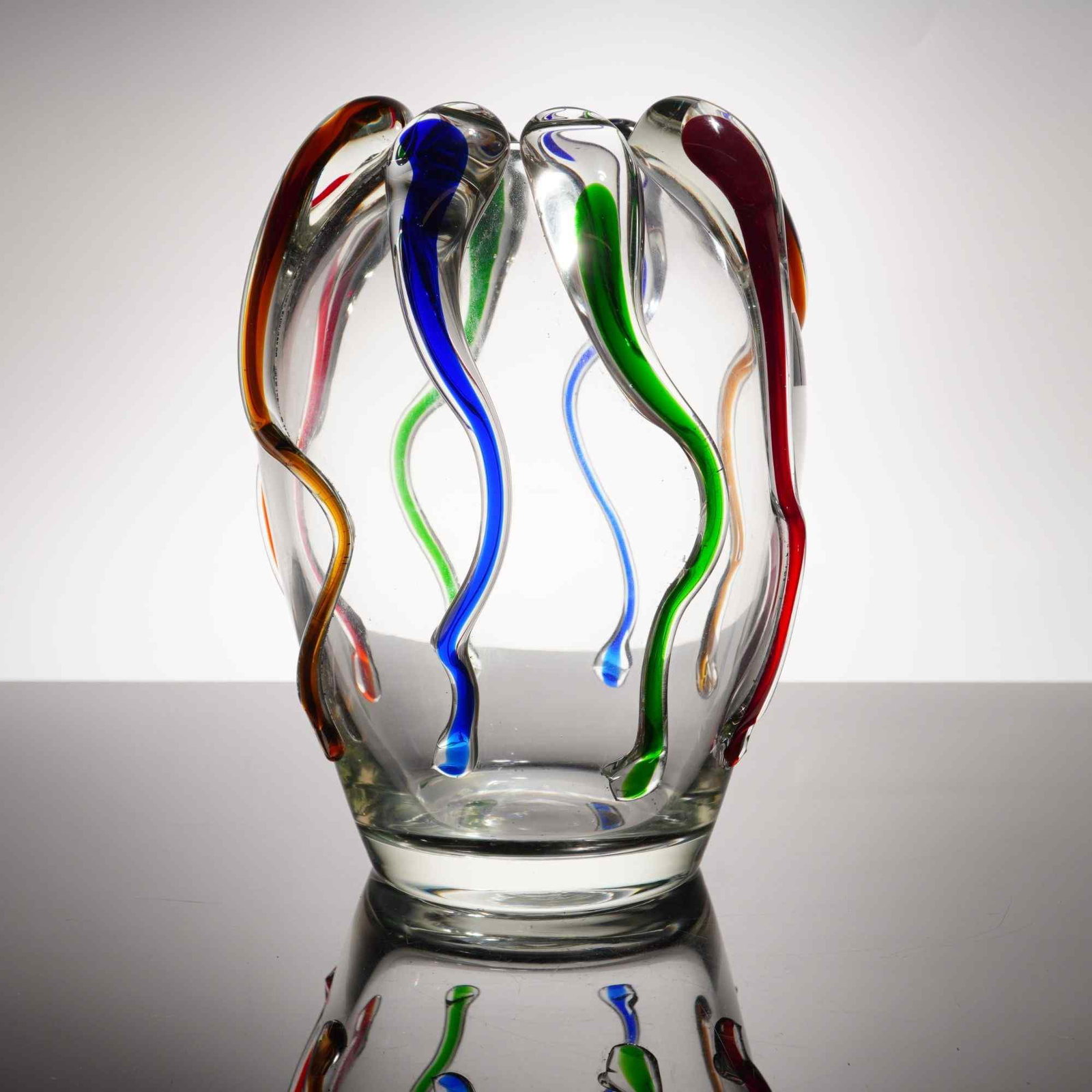 Makora Krosno Poland Hand Blown Art Glass Multicolor (1 of 4)