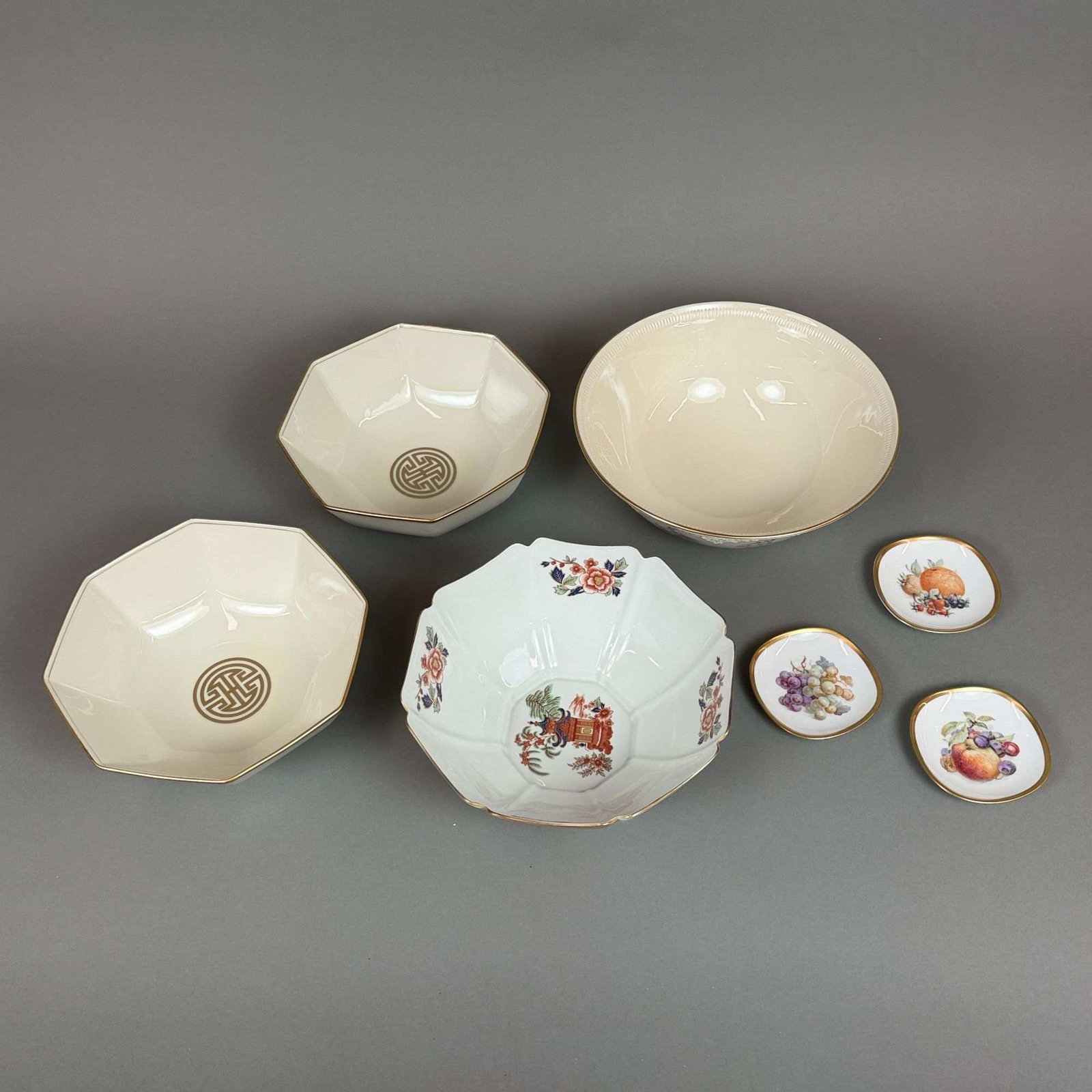 7pc Lenox, Mottahedeh, Alboth and Kaiser Porcelain Bowls and Dishes (1 of 3)