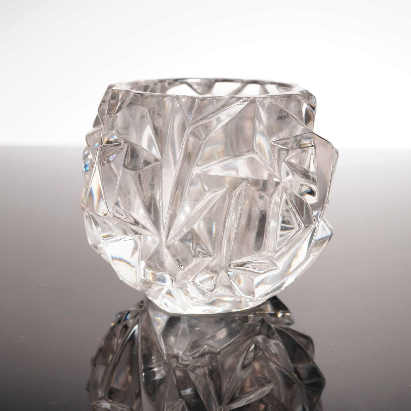 Tiffany & Co. Rock Cut Crystal Votive Candleholder (1 of 3)