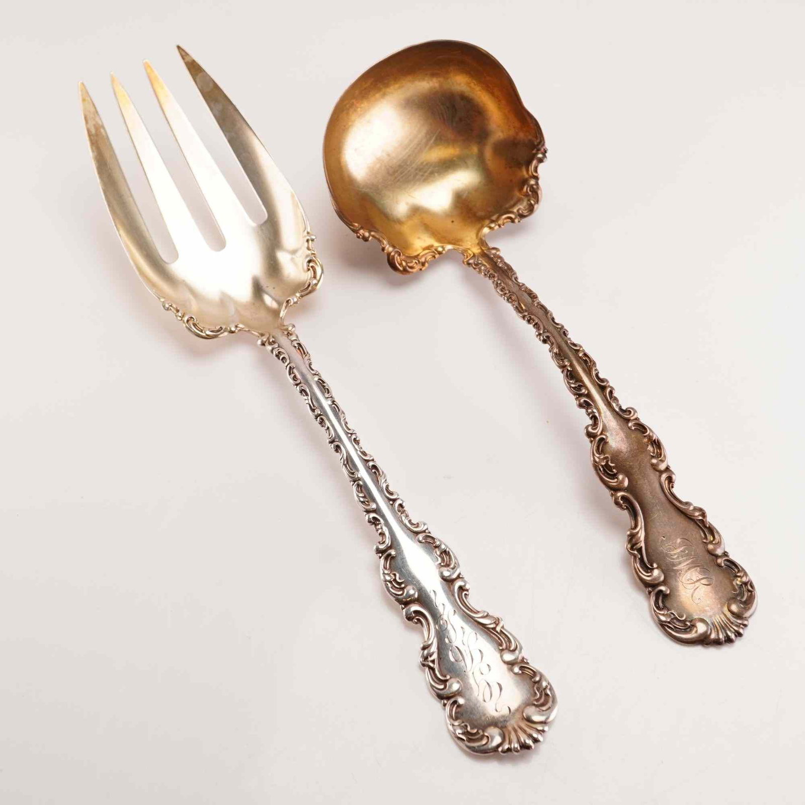 2pc Whiting Manufacturing Company Sterling Silver Serving Set (1 of 5)