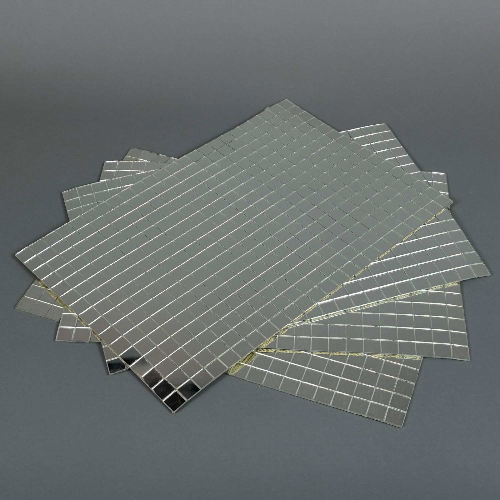 Set of 4 Tomorrow Designs, New York Mid-Century Modern Mirrored Mosaic Placemats (1 of 6)