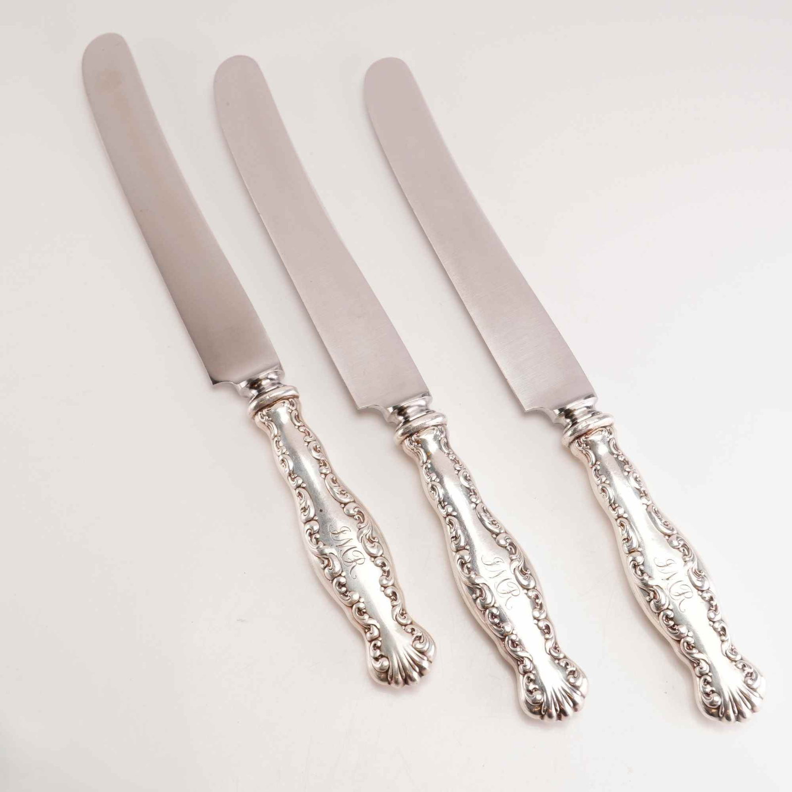3pc Whiting Manufacturing Company Sterling Silver Handled Knives (1 of 5)