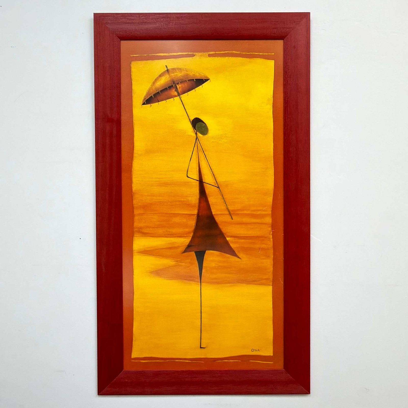Thierry Ona Ant with an Umbrella (Fourmi avec Parapluie) Framed Color Print (1 of 5)