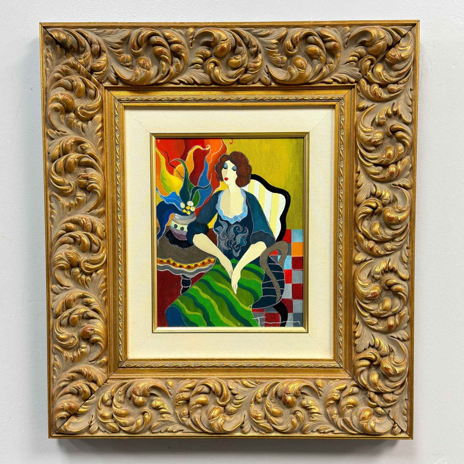 Itzchak Tarkay (Israeli, 1935-2012), Day Dreaming #1, Artist's Proof Serigraph on Canvas (1 of 4)