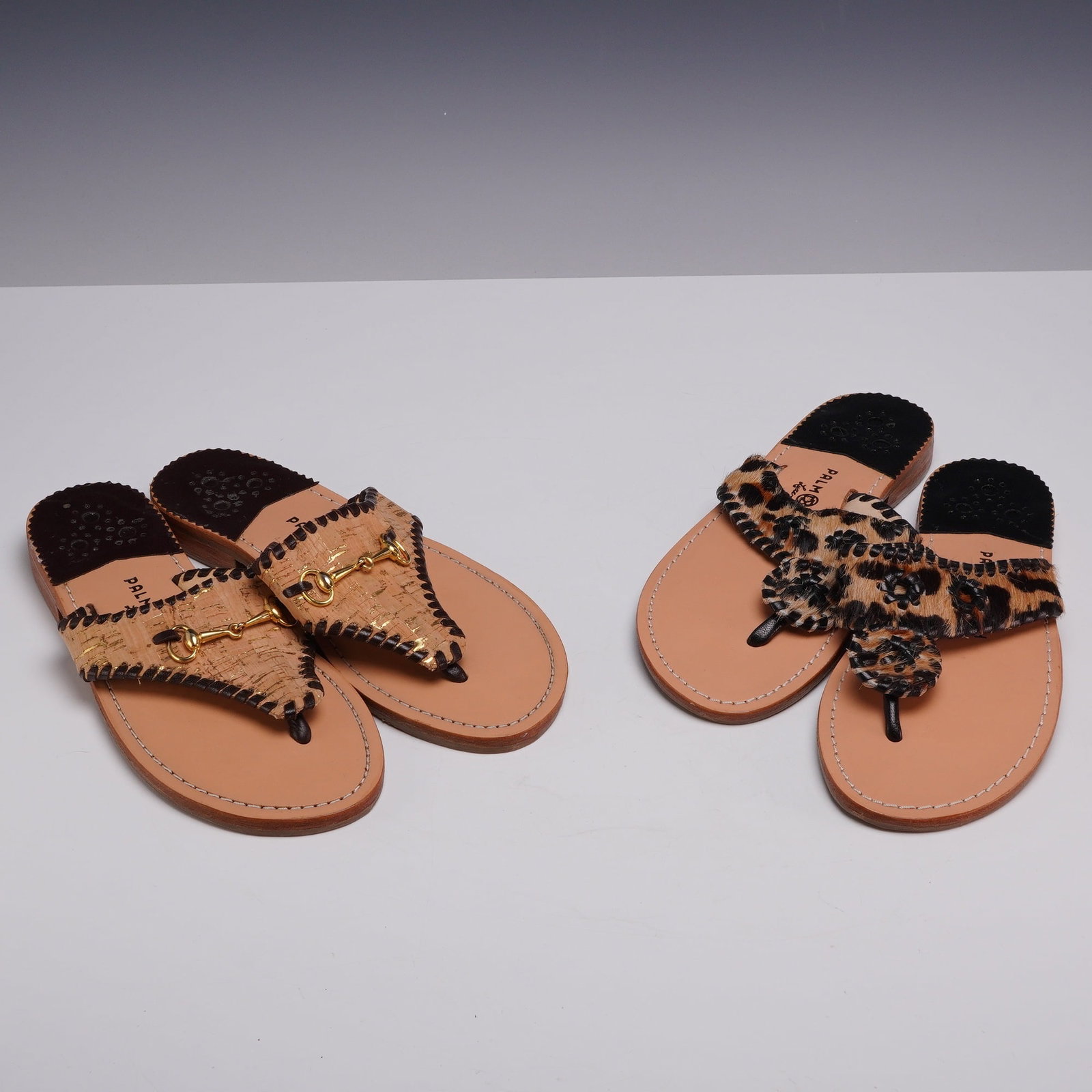 2 Pairs of Palm Beach Luxe-Crafted Women's Thong Sandals Size 8 (1 of 4)