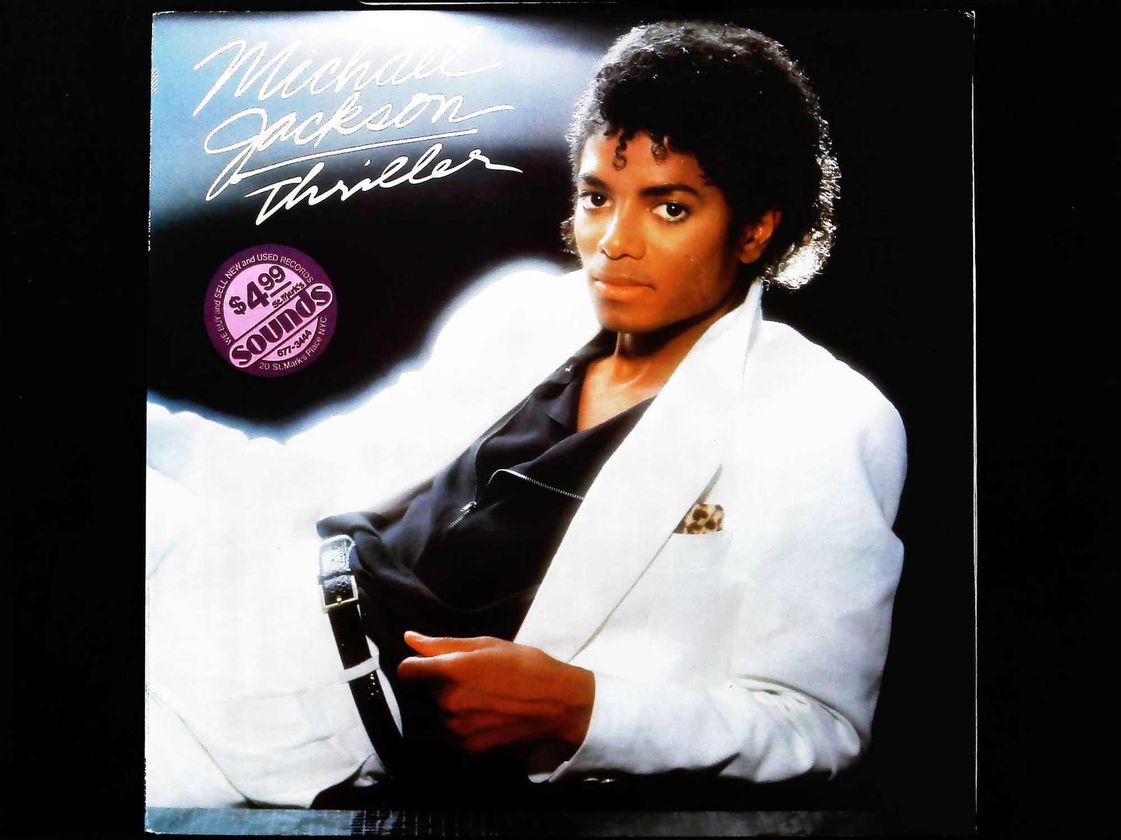 Jackson, Michael. Thriller. Epic Records, 1982. Promotional Copy. (1 of 3)