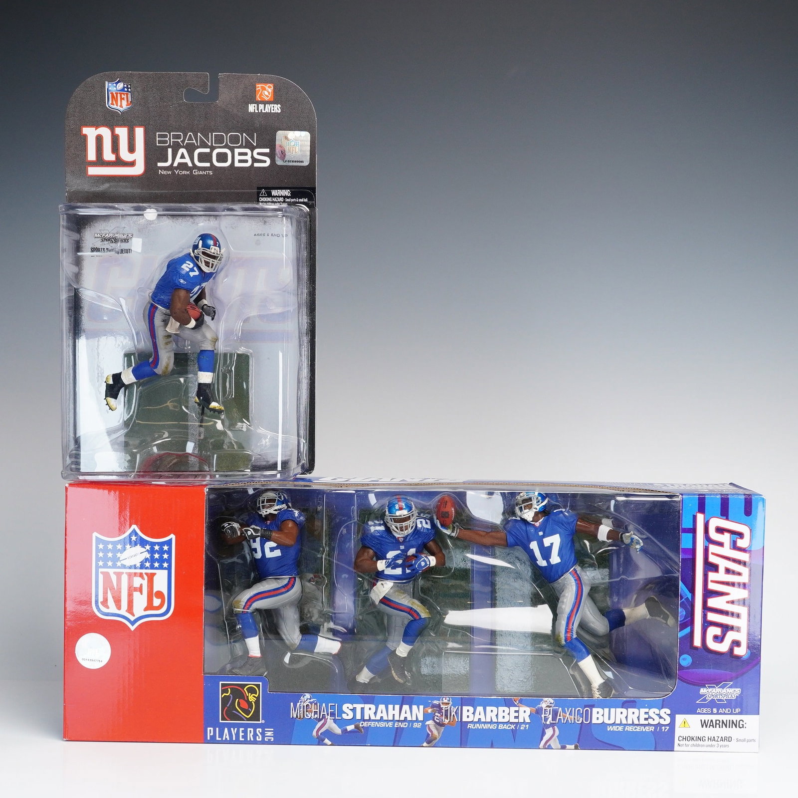 2pc McFarlane Toys NFL Sports Picks New York Giants Action Figure Sets (1 of 3)