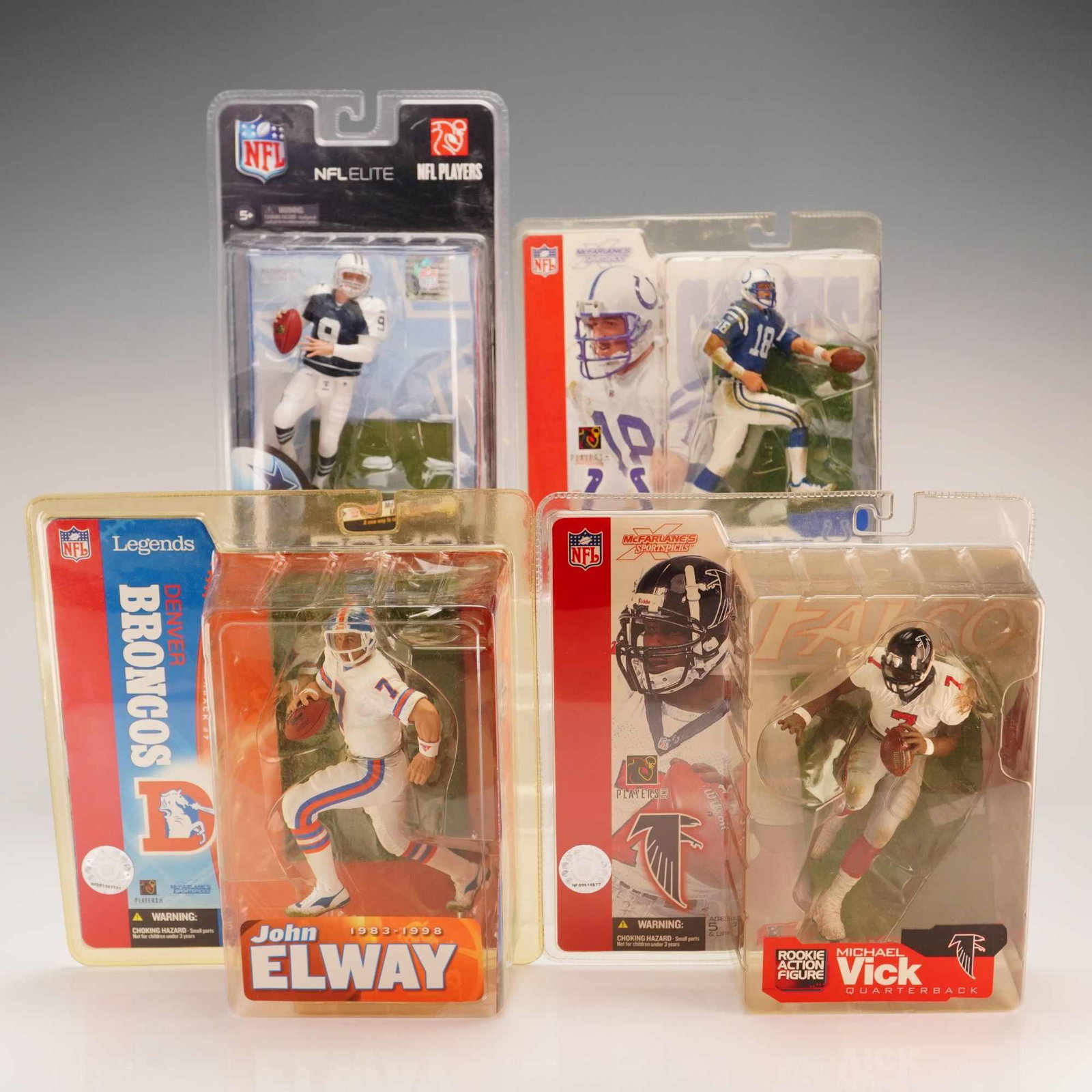 A Collection of Four McFarlane Toys NFL SportsPicks Action Figures in Original Packaging (1 of 3)