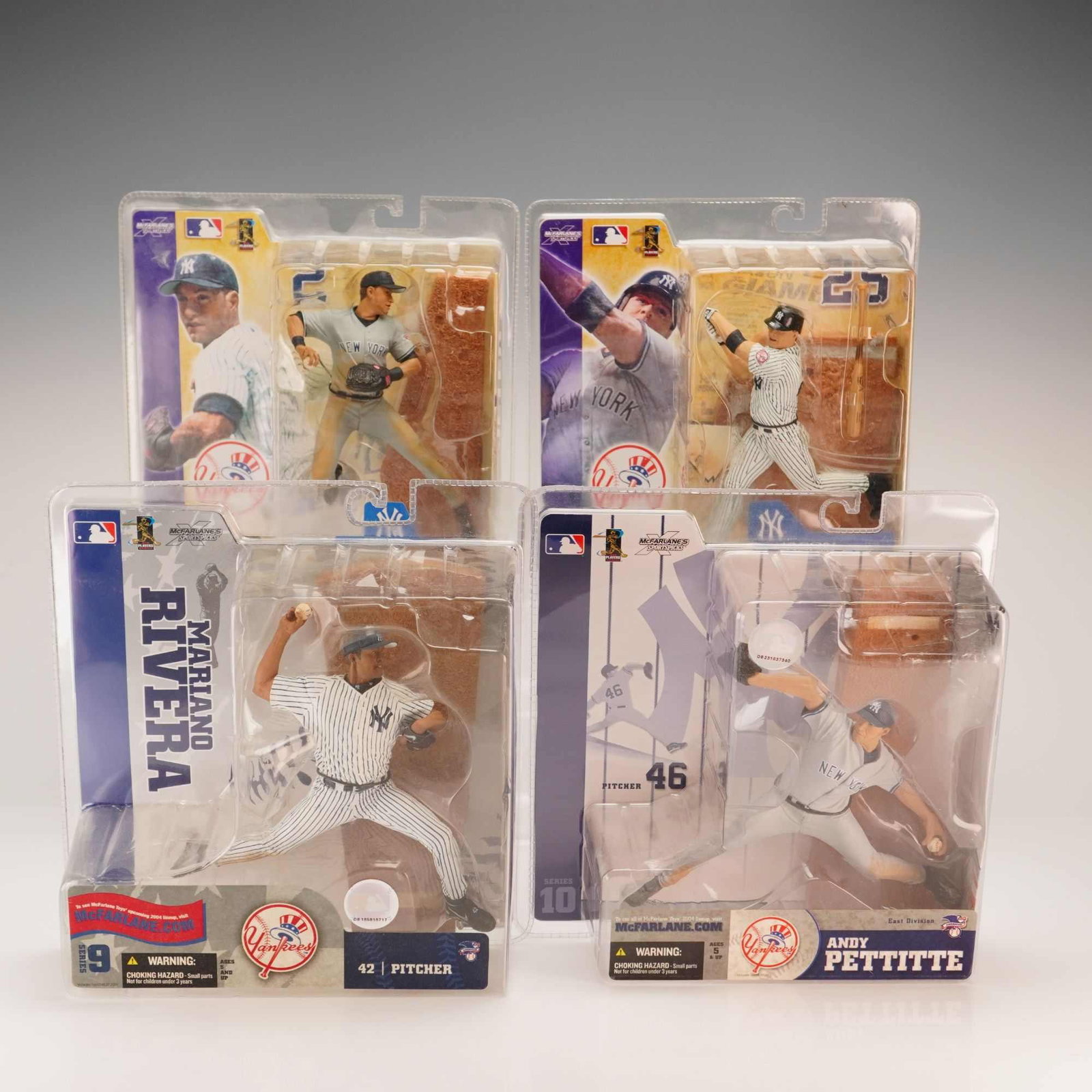 4pc MLB Sports Picks Series Figurines in Boxes - New York Yankees - McFarlane Toys (1 of 3)