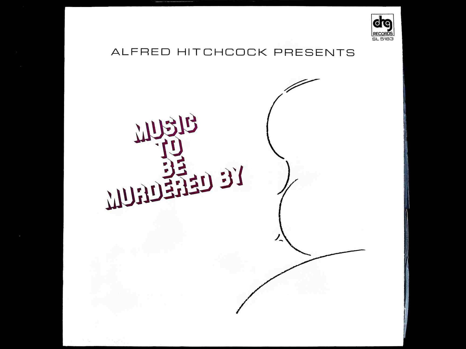 Alfred Hitchcock Presents Music to Be Murdered By Vintage Vinyl LP DRG Records SL 5183 (1 of 3)