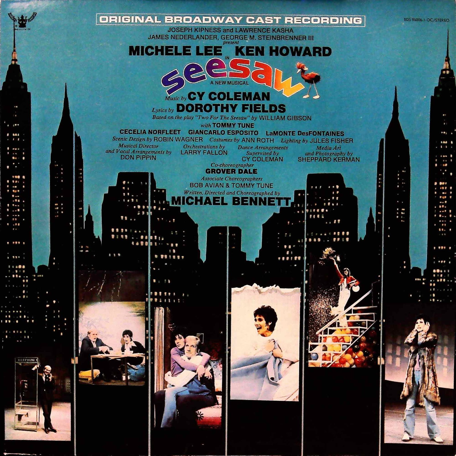 Buddha Records Seesaw Broadway Cast Vinyl Record (1 of 2)
