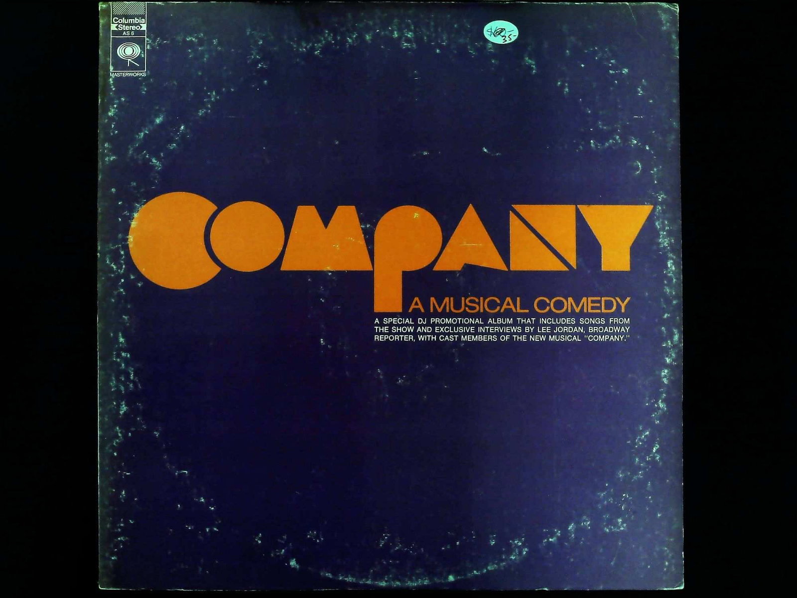 Company A Musical Comedy Promotional Interview Vinyl LP (1 of 3)