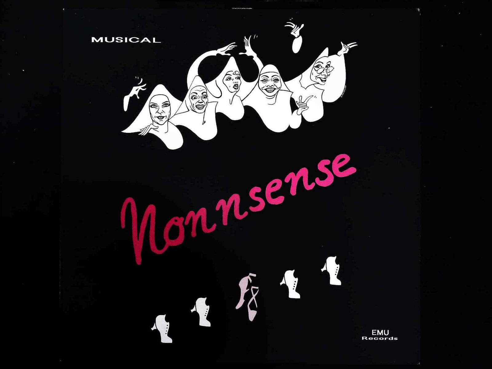 German Cast Recording of Nonnsense LP Record, EMU Records 1990 (1 of 3)