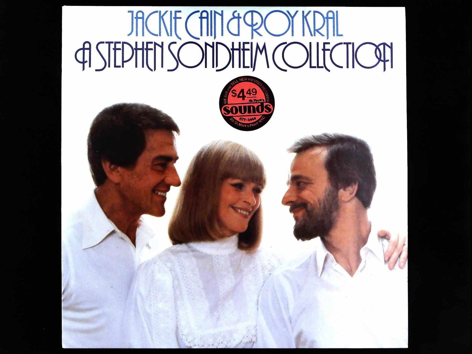 Jackie Cain and Roy Kral Stephen Sondheim Collection Vinyl LP (1 of 3)
