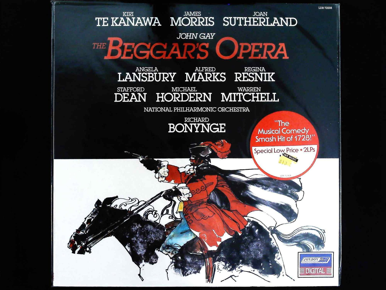 John Gay The Beggars Opera Double Vinyl LP London Records: A double vinyl record set (2 LPs) of John Gay's The Beggar's Opera, released by London Records under catalogue number LDR 72008. Web intelligence suggests a release date circa 1981/1982. This is a new