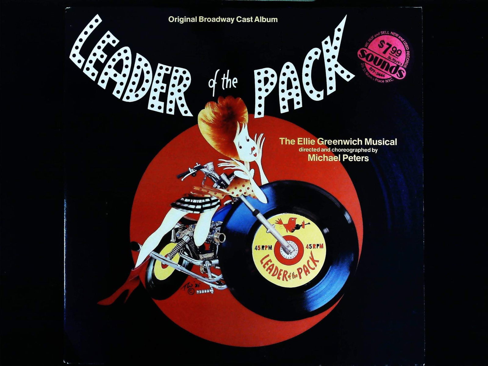 Leader of the Pack Original Broadway Cast Album Promotional Double Vinyl LP (1 of 3)