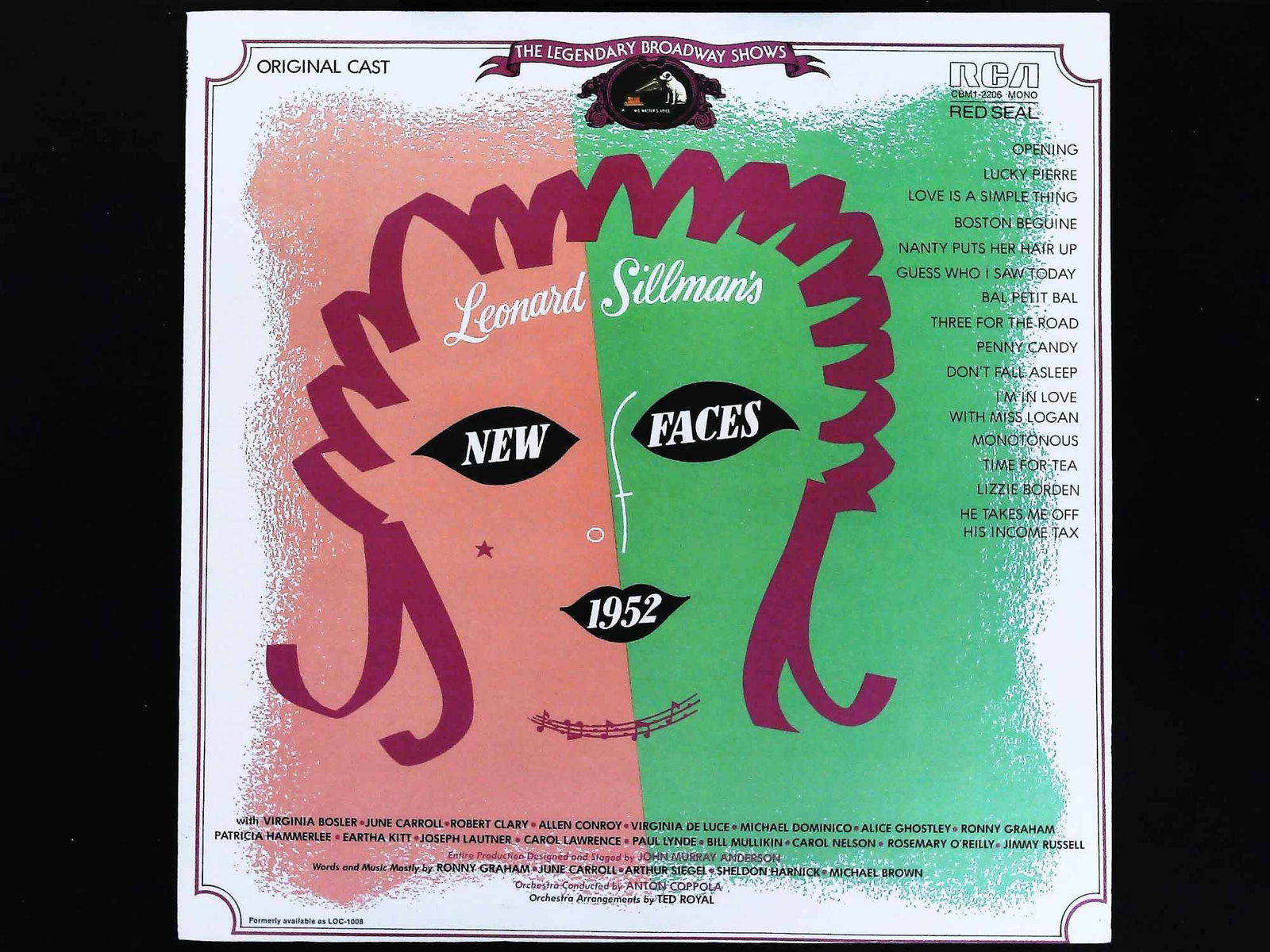 Leonard Sillman - New Faces 1952 Cast RCA Victor Red Seal Reissue (1 of 3)