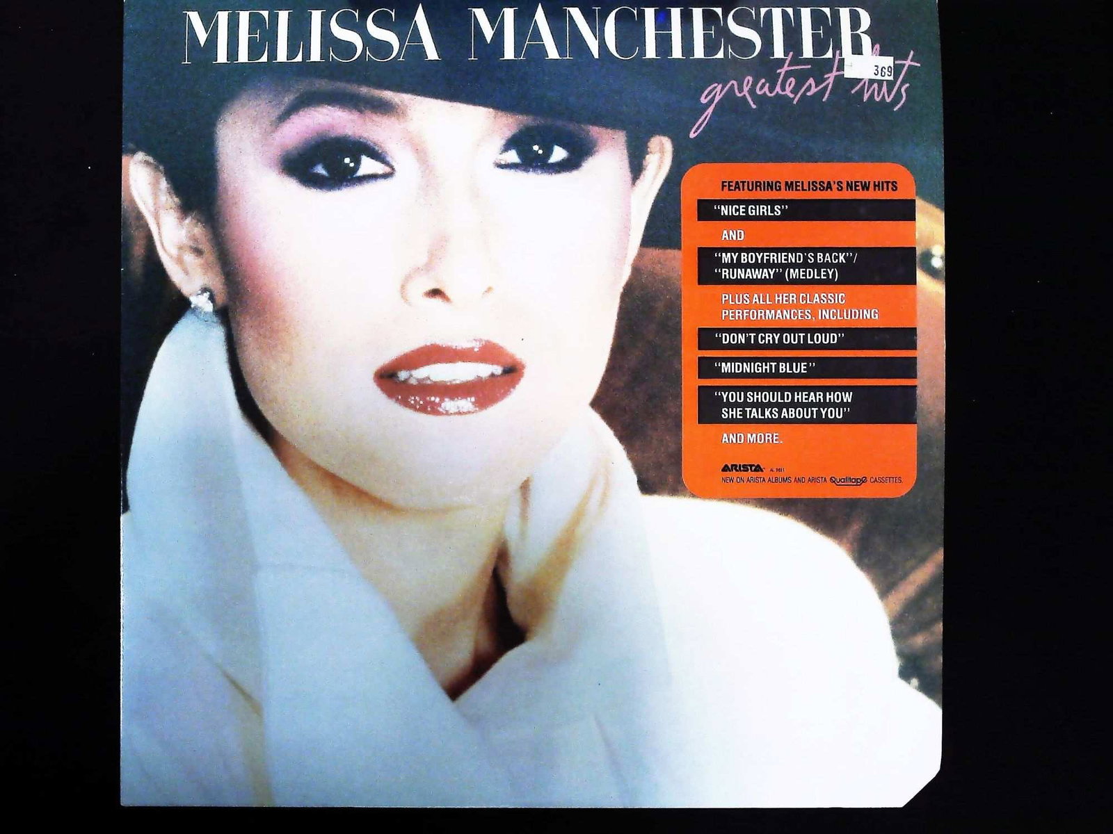Melissa Manchester ??" Greatest Hits 1983 Arista Promotional LP (1 of 3)