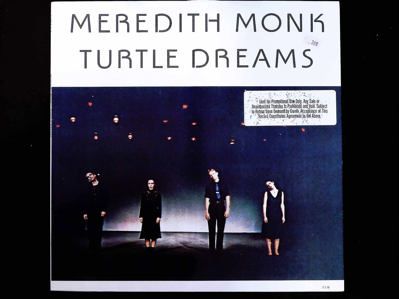 Meredith Monk Turtle Dreams Promotional Copy LP Record ECM 1240 (1 of 3)